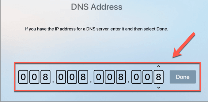 DNS address bar