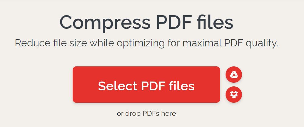 reduce pdf size online