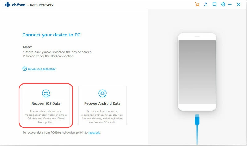 dr fone ios data recovery