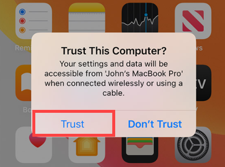 trust this computer